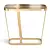 Zaha Brass Console: Elegant and Functional 3D model small image 2