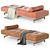 Modern Erik Jorgensen 450 Delphi Daybed 3D model small image 3
