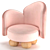 Cozy Embrace Armchair 3D model small image 3