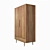 Bruni Blacki Wardrobe: Sleek and Practical 3D model small image 2