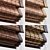 Natural Elegance Woven Wood Shades 3D model small image 2