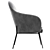 Modern ESTE Armchair: Stylish Design & Comfort 3D model small image 2
