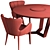 Borzalino Elektra Dining Set 3D model small image 5