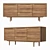 Bruni Chest of Drawers: Stylish Storage Solution 3D model small image 1