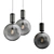 Elegant Cube Pendant Light 3D model small image 1