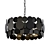 Modernity Metal Disk Pendant Light 3D model small image 1