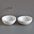 Flaminia FONTE Ceramic Countertop 3D model small image 2