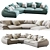 Luxurious ILARIA Corner Sofa 3D model small image 1