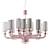 Venetian Murano Glass Chandelier: 21st Century Elegance 3D model small image 2