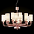 Venetian Murano Glass Chandelier: 21st Century Elegance 3D model small image 3