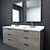 Modern Machinto Double Vanity: Sleek, Functional Design 3D model small image 2