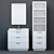 RH Modern Machinto Single Vanity 3D model small image 1