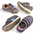 3D Kids Sneakers: Detailed Scanned Textures 3D model small image 1