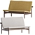 Finn Juhl Japan Sofa: Elegant 2-Seater 3D model small image 4