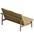 Finn Juhl Japan Sofa: Elegant 2-Seater 3D model small image 5