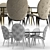 Arkady Dining Table: Organic Elegance 3D model small image 5