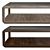 Sleek Modern Mattias Coffee Table 3D model small image 2