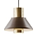 Vintage Brass Life Pendant by Jo Hammerborg. 3D model small image 3
