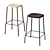 HAY Soft Edge P30 Stacking Chairs 3D model small image 9