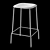 HAY Soft Edge P30 Stacking Chairs 3D model small image 14