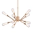 Elegant Gold LED Chandelier 3D model small image 1