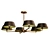 Heathfield Holt 6-Light Pendant 3D model small image 1
