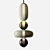 Bomma Pebbles Pendant: Exquisite Lighting 3D model small image 2