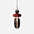 Bomma Pebbles Pendant: Exquisite Lighting 3D model small image 4