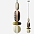 Bomma Pebbles Pendant: Exquisite Lighting 3D model small image 5