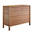 Dark Ash 4-Drawer Storage 3D model small image 1