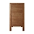 Dark Ash 4-Drawer Storage 3D model small image 3