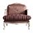 Keoma Chinook Armchair: Elegant and Comfortable 3D model small image 2
