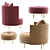 Sleek and Stylish Minotti Torii 3D model small image 2