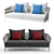 Outdoor Comfort: Talenti 2 Seater Sofa 3D model small image 5