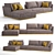 Luxurious Dorian Sofa - Exquisite Style 3D model small image 1
