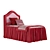 Elegant Chiavegato KlassiK Praga Bed 3D model small image 1