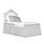 Elegant Chiavegato KlassiK Praga Bed 3D model small image 5