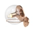 Elegant Globe Wall Sconce 3D model small image 1