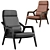 Luxurious Armchair: Porada Loretta 3D model small image 2
