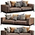 Flexform Ettore: Versatile Modern Furniture 3D model small image 2