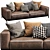 Flexform Ettore: Versatile Modern Furniture 3D model small image 4