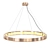 Deluxe Crystal LED Ring Chandelier 3D model small image 1