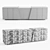 Horo 2015: Stylish Sideboard 3D model small image 3