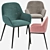 LaFORMA KONNA Velvet Chair: Barcelona Living 3D model small image 6