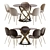 Modern Deephouse San-remo Chair and Halmar Optico Set 3D model small image 1