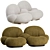 Pacha 2 Seater Sofa: Stylish Comfort by GUBI 3D model small image 5