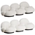 GUBI Pacha 3-Seater: Elegant & Comfortable Sofa 3D model small image 3