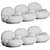 GUBI Pacha 3-Seater: Elegant & Comfortable Sofa 3D model small image 4
