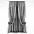 Poly-Versatile Curtain Panels 3D model small image 2
