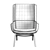 Elegant Arca Chair: Perfect for Restaurants, Bars, and Offices 3D model small image 5